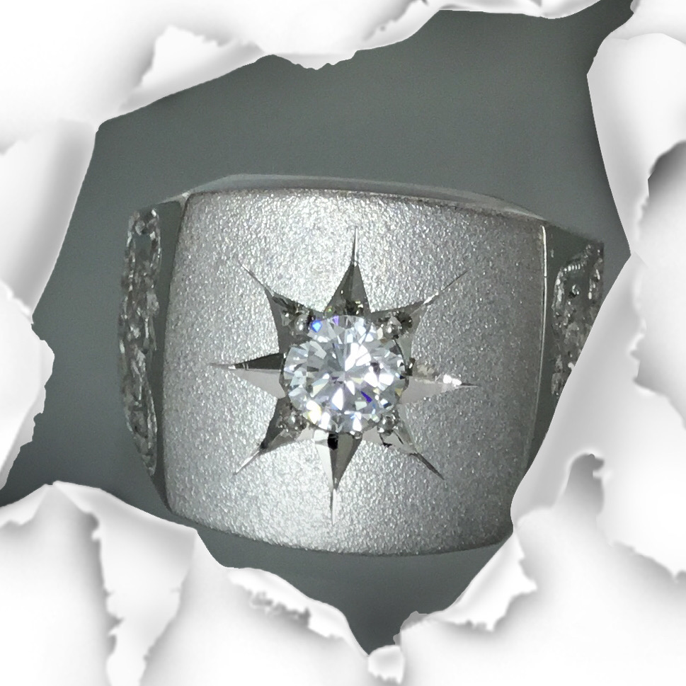 指輪に留めるダイヤモンドのグレードの選び方 純金、純プラチナの手造り・彫金・鍛造リング:株式会社ジュエリーナカザワ